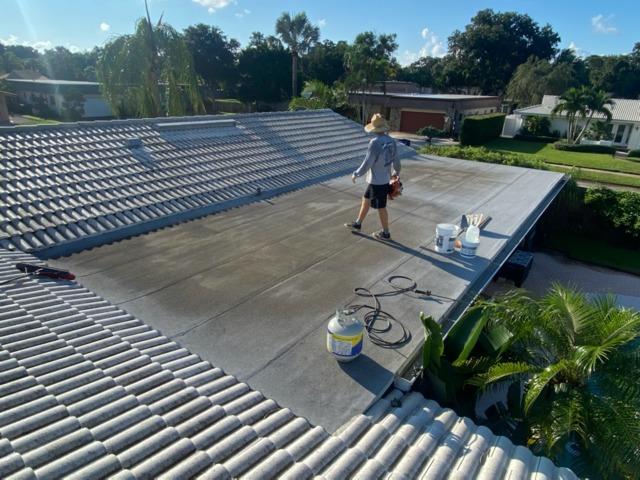 Flat Roof- Silicone Coating
