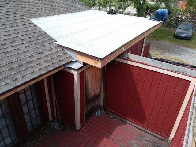 Wood Rot Flat Roof Repair