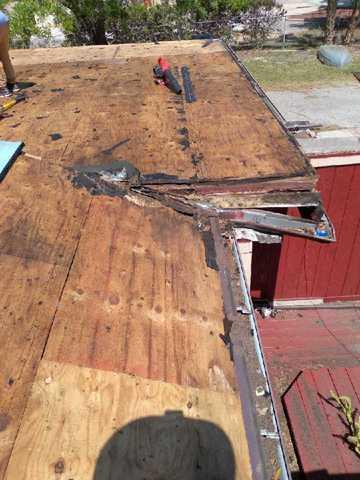 Wood Rot Flat Roof Repair